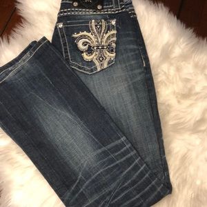 MISS ME bootcut jeans